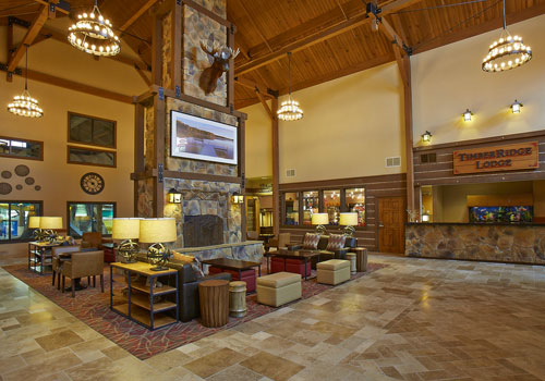 Timber Ridge Lodge & Waterpark Lobby