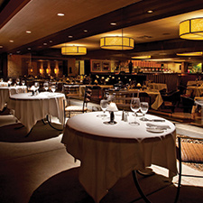 Tables and bar of a ChopHouse location